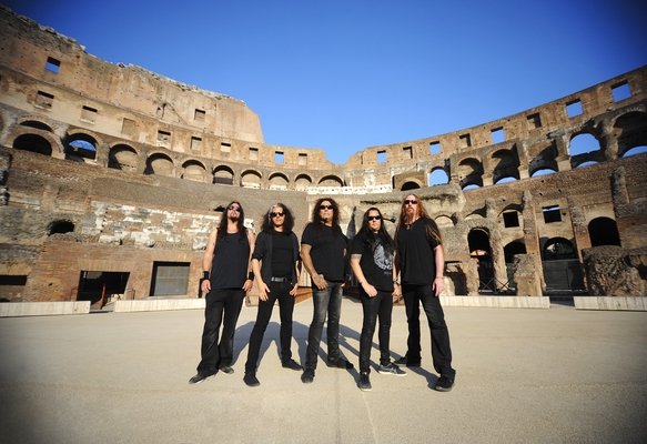 ROME, ITALY- JULY 27, 2016: Testament photographed at The Roman Collisseium in Rome, Italy on July 27,2016. © Gene Ambo